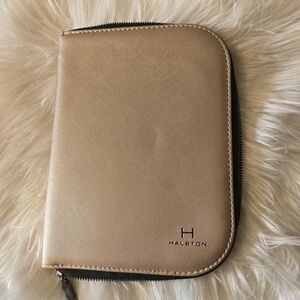 H By Halston Gold Zip Wallet Jewelry Organizers